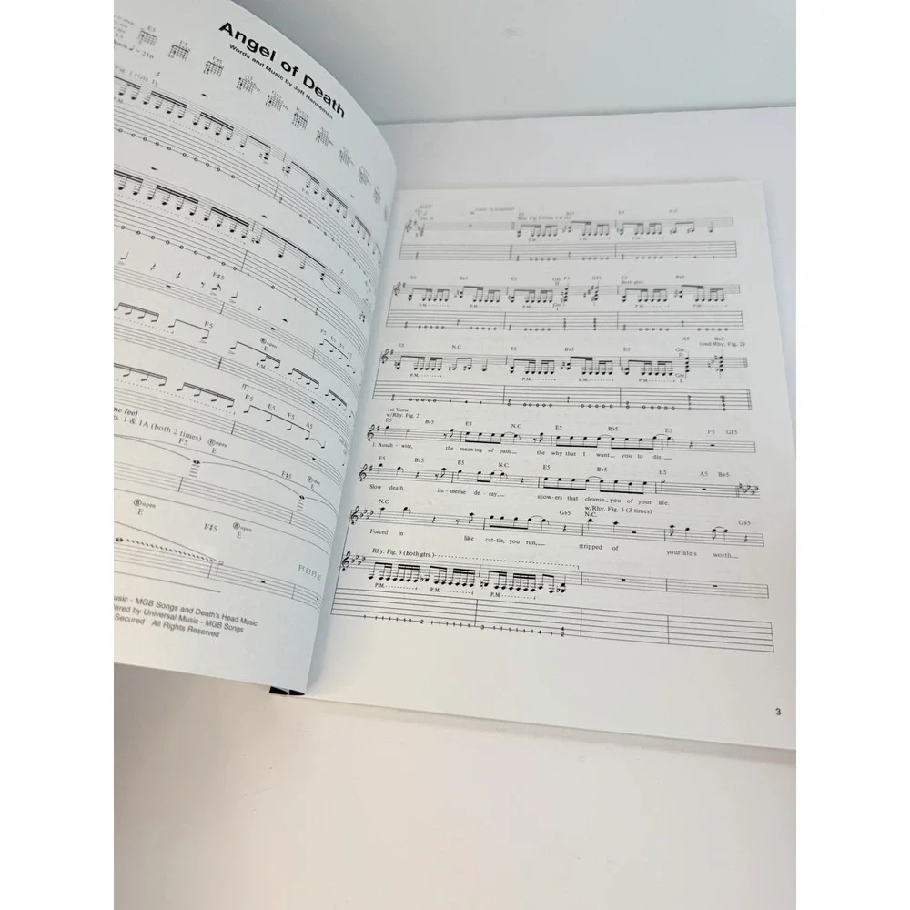 Hal Leonard Slayer Guitar Collection Tab Songbook
